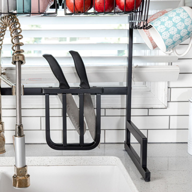 TOOLKISS Stainless Steel Over the Sink Dish Rack & Reviews Wayfair